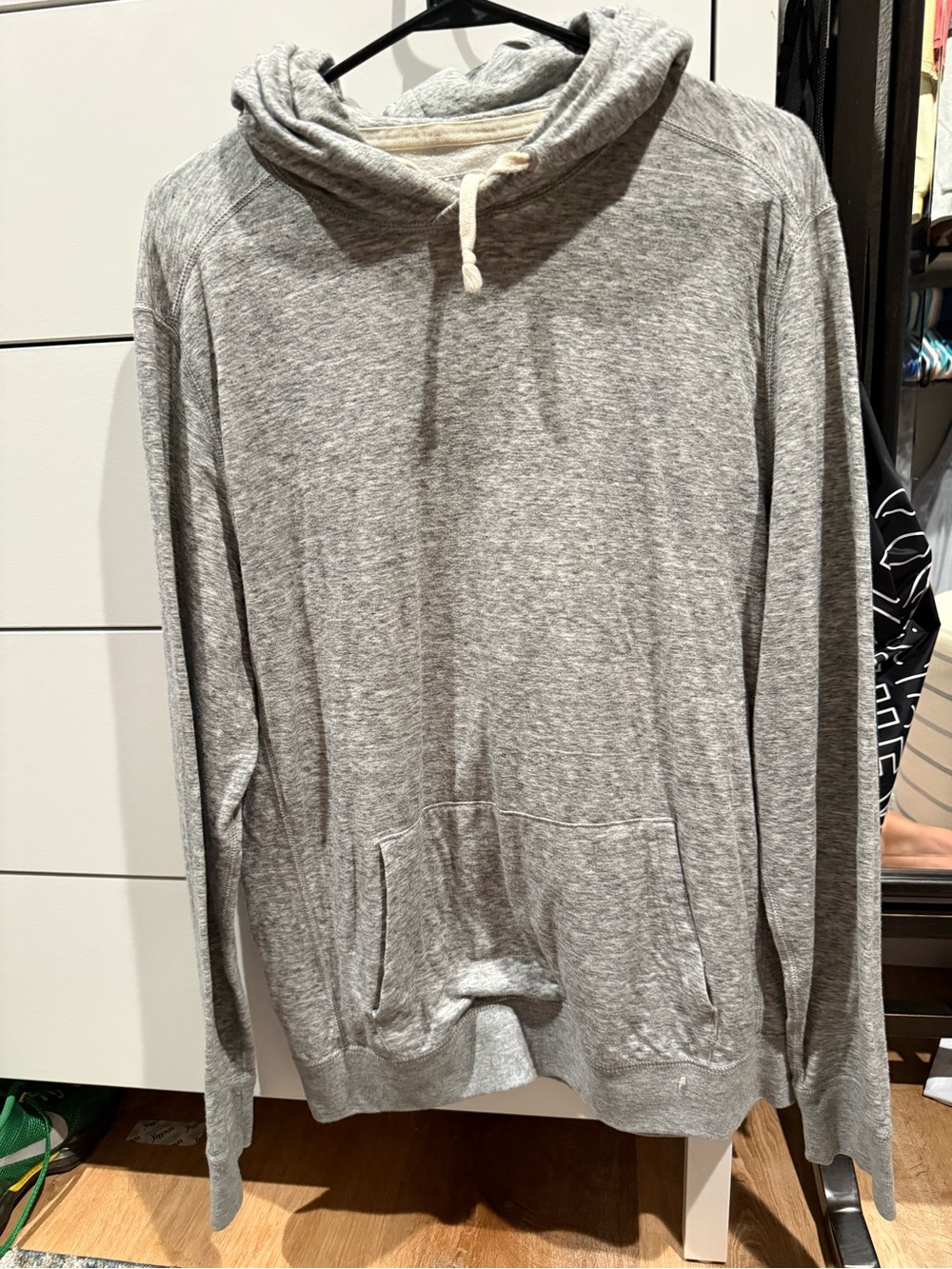 Abercrombie & Fitch Gray Hooded Pullover Sweatshirt
